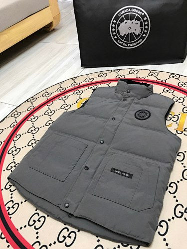 Canada Goose Gray Freestyle Crew Down Vest